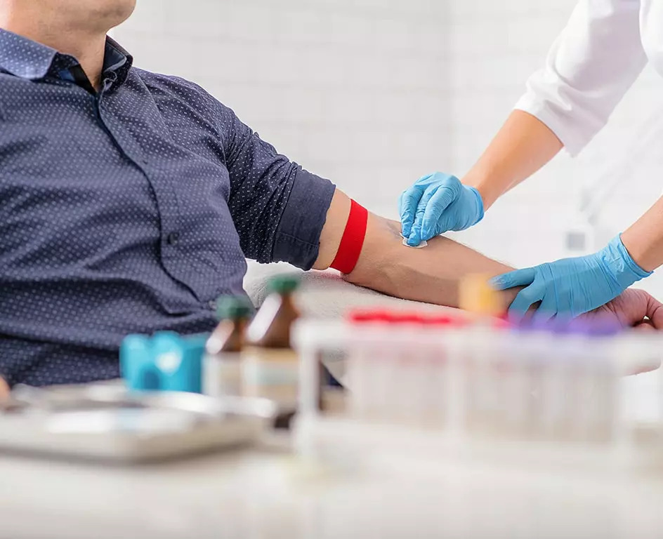 Blood testing packages 